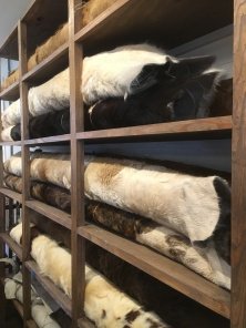 White Oak Pastures hair on cowhide rugs