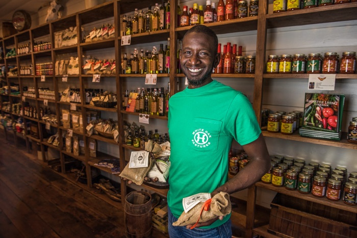 Chad sourced all the local farm to table small business products for our General Store