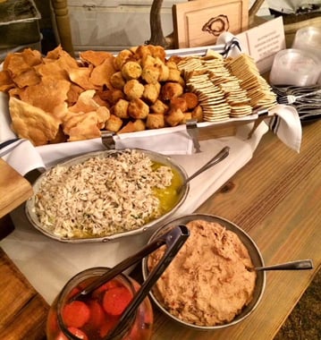 To Your Health Jalapeño Cornrbread and Sprouted Lavash Crackers, made with Sprouted White Wheat Flour by Chef Ban Stewart.