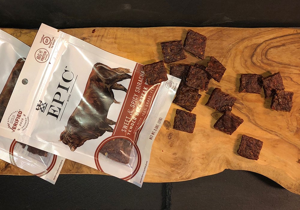 WOP EPIC Sweet Sour Sriracha Jerky Bites