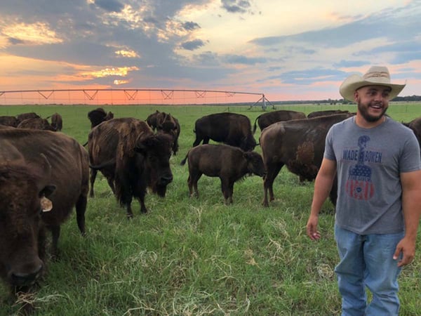 White Oak Pastures Intern James Tomeny