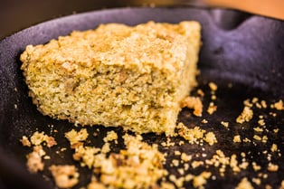 White Oak Pastures Iberico Pork Cracklin Cornbread recipe