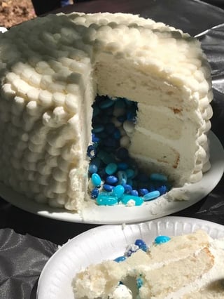 chad makes homemade cakes for special farm events such as this gender reveal cake.jpg
