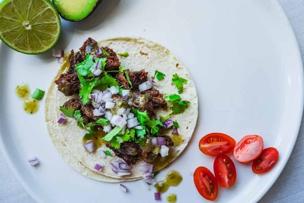 tacos de lengua grassfed beef tongue tacos