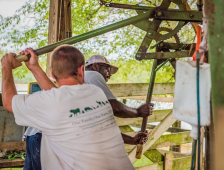 walt working head gate rural revival 