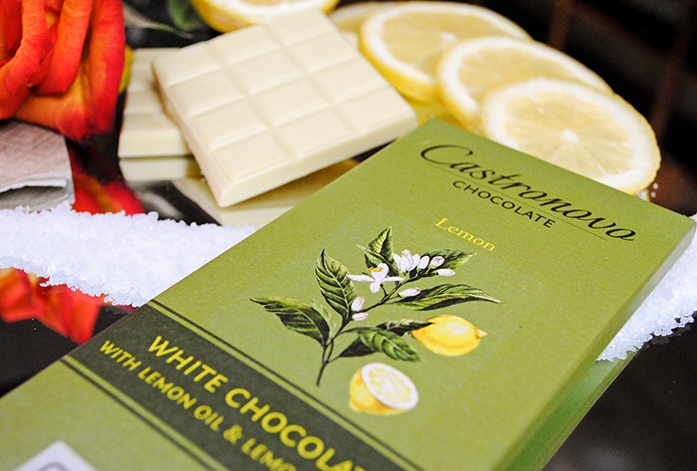 Castronovo White Chocolate infused with Lemon Oil & Lemon Salt