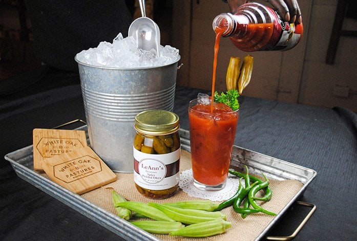 LeAnns Pickled Okra and Bloody Mary mix are local gourmet foods made in Georgia